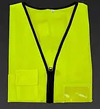 Жилет зі світловідбивною стрічкою світловідбивний сигнальний спецодяг, фото 7