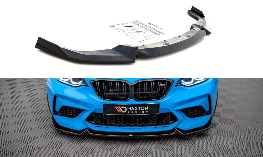 Спліттер BMW M2 Competiion F87 тюнінг елерон обвіс губа (V2)