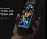 Велосумка на раму з боками RockBros Satellite 6.2" +КОЗИРІК велосумка, фото 8