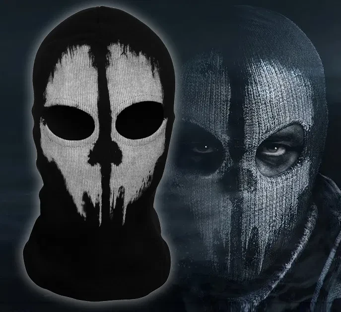 Балаклава/Підшоломник з черепом Привид гра Call of Duty 10 маска, фото 1