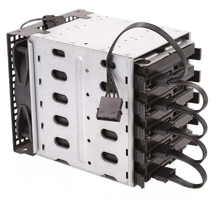Перехідник живлення MOLEX 4 pin-5 шт SATA 15 pin кабель розгалужувач