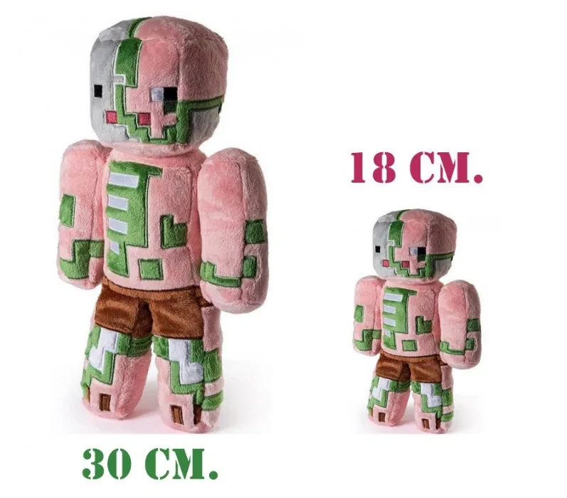 Іграшка MineCraft 18-30 см. Zombie Pigman Свинозомбі майнкрафт