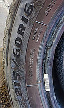 Шины б у 215-60-16 DEBICA FRIGO HP2 зима, фото 4