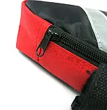 Сумка вело ROSWHEEL/YANHO під раму велосипедна велосумка синя/чорна, фото 4