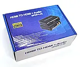 HDMI в SPDIF (оптику) Перетворювач конвертер цифрового аудіотюльпан, фото 7