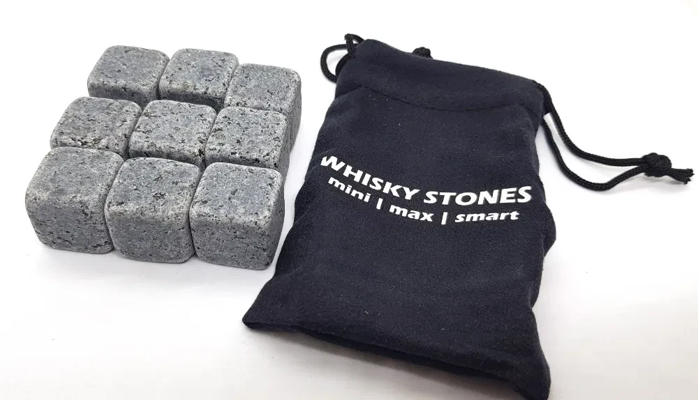 BOX! Камені для віскі 9 шт. Для ідеального охолодження Whiskey Stones