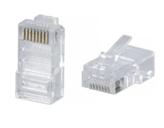 Конектор RJ-45 для UTP штекер роз'єм пластик для крученої пари