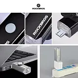 Велосипедна фара ROCKBROS HY-LD306 USB XPE 180люмен 1000 мА·год велофара, фото 4