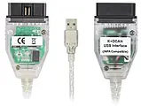 BMW INPA діагностичний сканер K+DCAN FT232RL OBD2 обд, фото 4