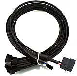 Перехідник керований 43 см SATA/MOLEX на 5 кулер 4 pin hub кулер fan, фото 3