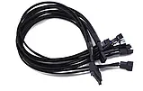 Перехідник керований 43 см SATA/MOLEX на 5 кулер 4 pin hub кулер fan, фото 4