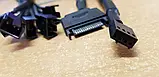 Перехідник керований 43 см SATA/MOLEX на 5 кулер 4 pin hub кулер fan, фото 8