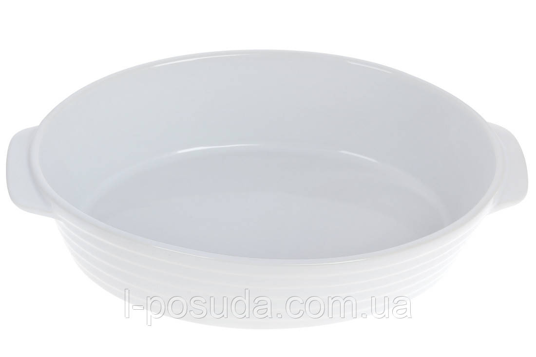 Овальная форма для выпечки и запекания из керамики 34.8*22*8.5см - фото 1 - id-p1630886091