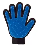 Рукавичка для вичісування шерсті True Touch тварини кіт собака, фото 8