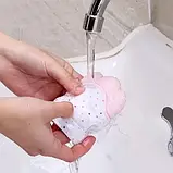 Рукавичка — прорізувач, гризунець для новонародженого рожевий/зелений, фото 3