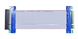 Райзер Riser Card PCI-E 4X to 4X, шлейф 19 см 4-4 подовжувач прямий, фото 2
