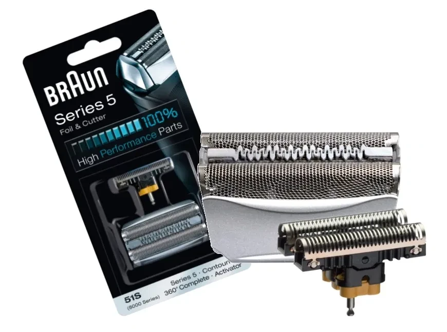 Оригінал сітка та ніж BRAUN 51S ножовий блок серія 5 8000 5760/5751, фото 1