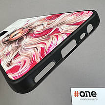 Чохол для Realme 8 Pro Ladies з 3д ефектом з принтом дівчини чохол на телефон реалмі 8 про рожевий, фото 5