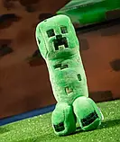 М'яка іграшка "Крипер" із гри Майнкрафт 18 або 25 см Creeper Mojang, фото 2