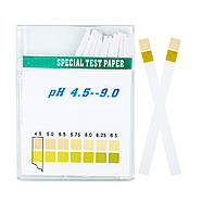 Лакмусовий індикаторний папір OF pH тест 4,5-9,0 pH 100 смужок, фото 2