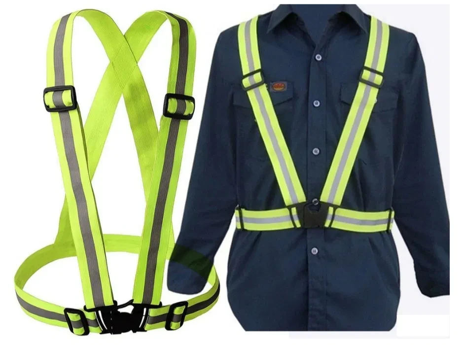 Світловідбивний жилет/пояс/ремені/веловідбивний сигнальний ремінь - фото 1 - id-p1630866830