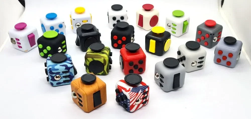 Фіджет-кубик 3.3х3.3х3.3 см Fidget Cube mini Антистрес спінер куб