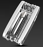 Мультитул для велосипеда GIYO PT-01 велоінструмент ремонтний набір, фото 4