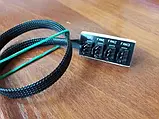 Перехідник 1 кулер на -> 4 розгалужувач живлення 37 см 4 pin hub case fan, фото 4
