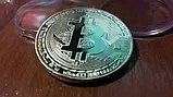 Монета Bitcoin (Биткоин) в чехле біткоін ETH, MONERO,Zcash, лайткоин, фото 5