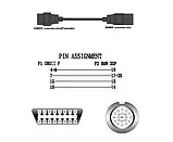 Перехідник для BMW 20pin -> OBD2 16 пін новий під сканер кодів ОБД2, фото 3