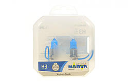 Комплект галогенових ламп Narva H3 Range Power White 12v/55w (4500K)