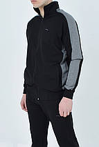 M,L,XL,2XL. Чорний чоловічий спортивний костюм ST-BRAND / Трикотаж двунитка відмінної якості, фото 2