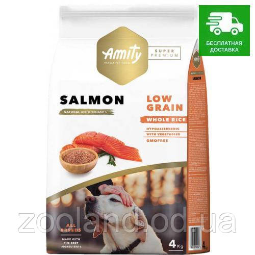 Amity Super Premium Adult Dog Salmon, 14 кг