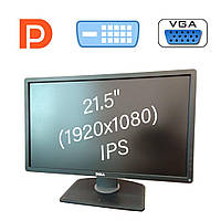 Монитор Dell P2214Hb / 21.5" (1920x1080) IPS / VGA, DisplayPort, DVI, USB 2.0 / VESA 100x100