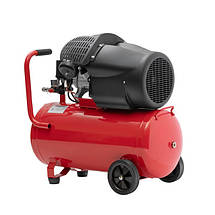 Компресор 50 л, 2.23 кВт, 220 В, 8 атм, 354 л/хв, 2 циліндри INTERTOOL PT-0004, фото 4