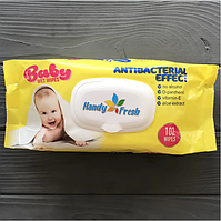 102 шт. Серветка волога "Handy Fresh" Baby Antibacterial 1/12