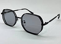 Солнцезащитные очки с поляризацией и фотохромные хамелеоны серые линзы в черной металлической оправе
