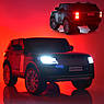 Дитячий електромобіль на акумуляторі Джип Range Rover M 4175 з пультом р/у для дітей 3-8 років білий, фото 7