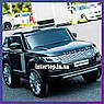 Дитячий електромобіль на акумуляторі Джип Range Rover M 4175 з пультом р/у для дітей 3-8 років чорний, фото 3