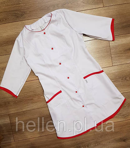 Халат медичний Хвилька, фото 2