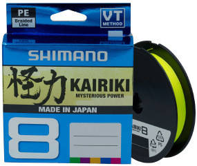 Шнур Shimano Kairiki PE Yellow