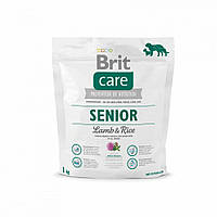 Brit Care Senior Lamb & Rice (Брит Кеа Сеньйор Ягненок и Рис) сухой корм для пожилых собак всех пород 1 кг.