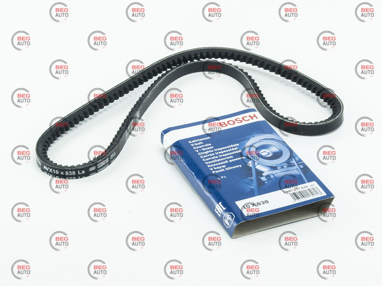 Ремінь ГУР 21214 (10x838) (1 987 947 635)