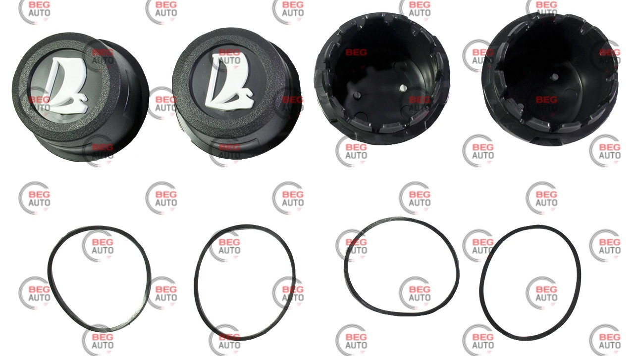 Ковпачок маточини ВАЗ 2108-21099,2113-2115 з кільцем ущільнювача та емблемою (к-т 4шт) (2108-3103065)