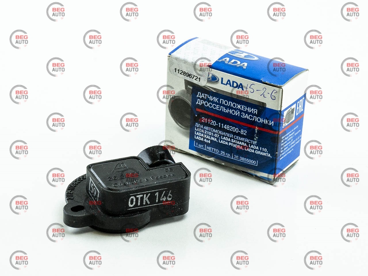 Датчик положення дроссельної заслінки 2110-2115 (36.3855) (21120-1148200-82)
