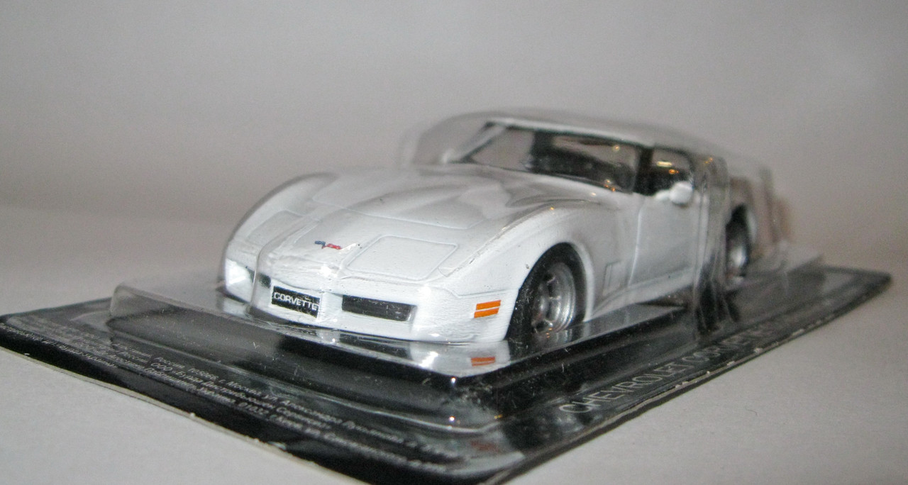 Chevrolet Corvette Stingray 1973 Колекційний автомобіль 1/43 Суперкари ліпші автомобілі світа №56