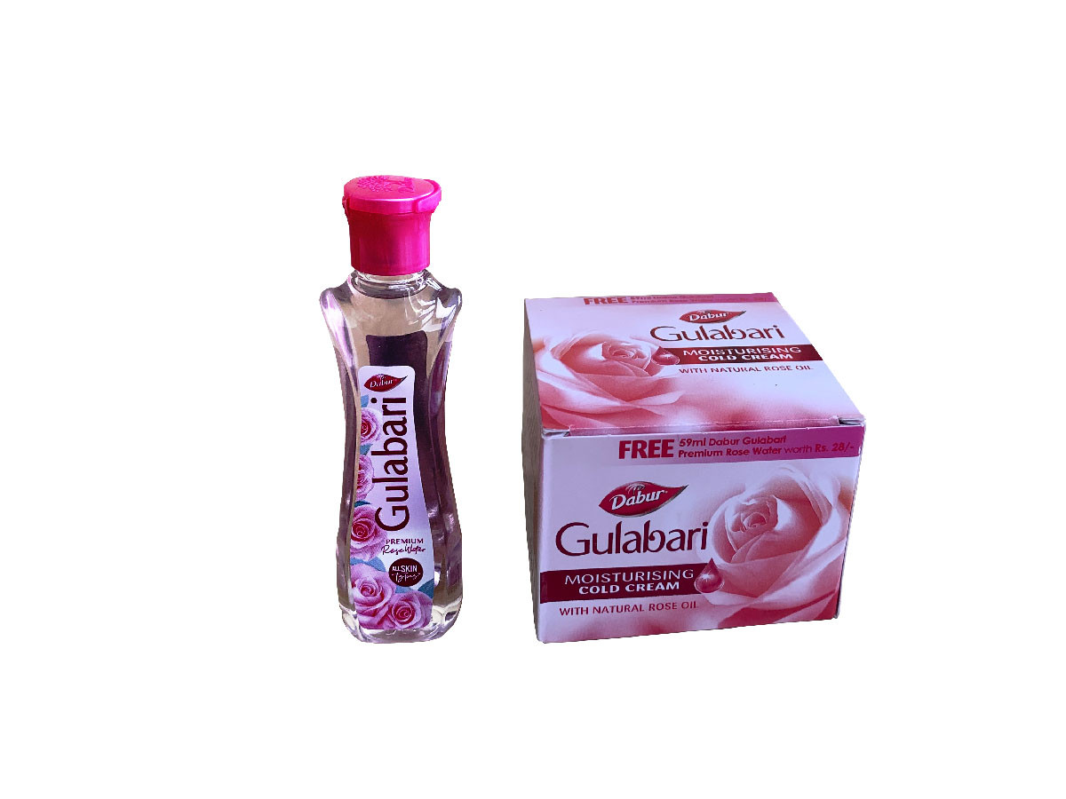 GULABARI CREAM (55ML) DABUR, КРЕМ ГУЛАБАРИ, 55МЛ ДАБУР + rose water, в подарунок рожева вода