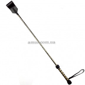 Стек BDSM Art of Sex — Riding crop Classic, натуральна шкіра, 75 см