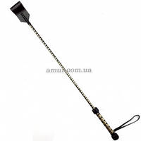 Стек BDSM Art of Sex — Riding crop Classic, натуральна шкіра, 75 см