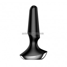 Анальний корок із вібрацією Satisfyer Plug-ilicious 2 чорний